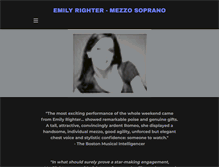 Tablet Screenshot of emilyrighter.com